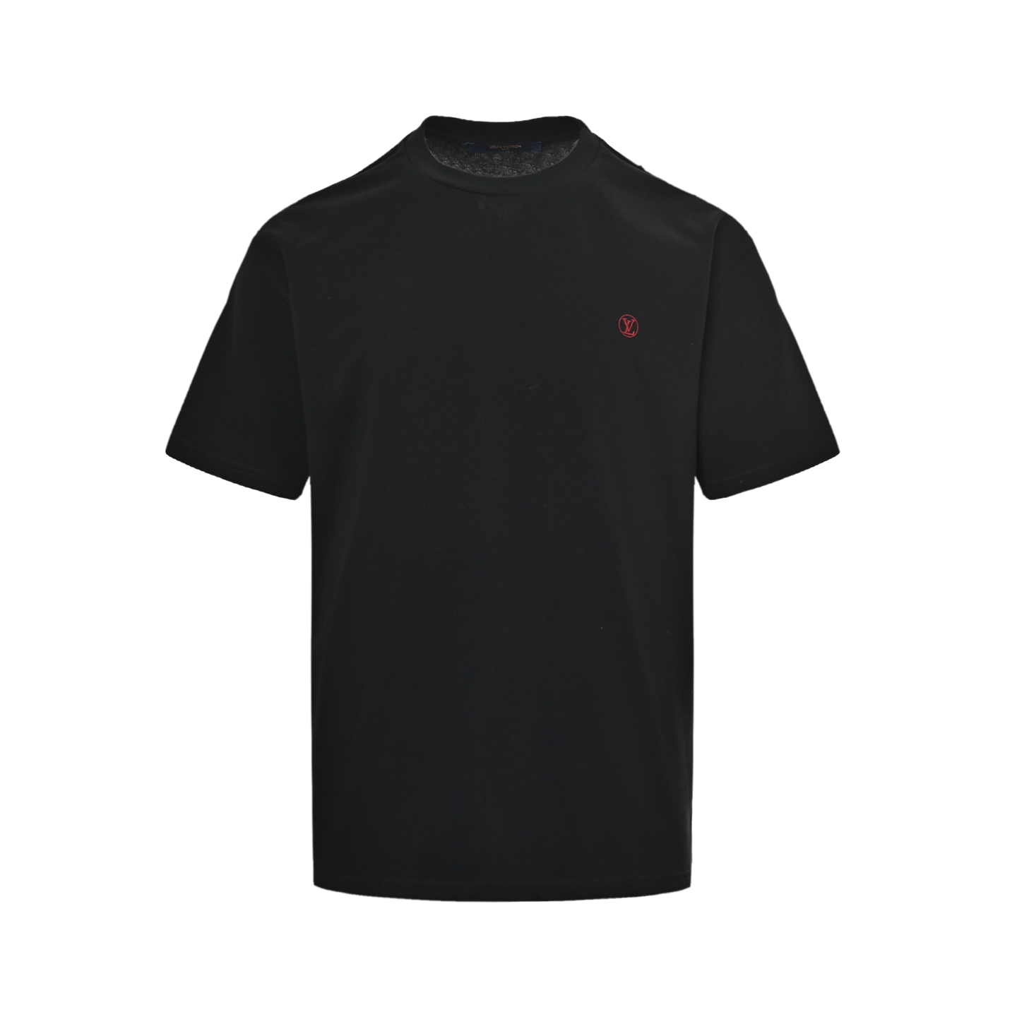 Louis Vuitton 25ss classic red embroidered logo short sleeve