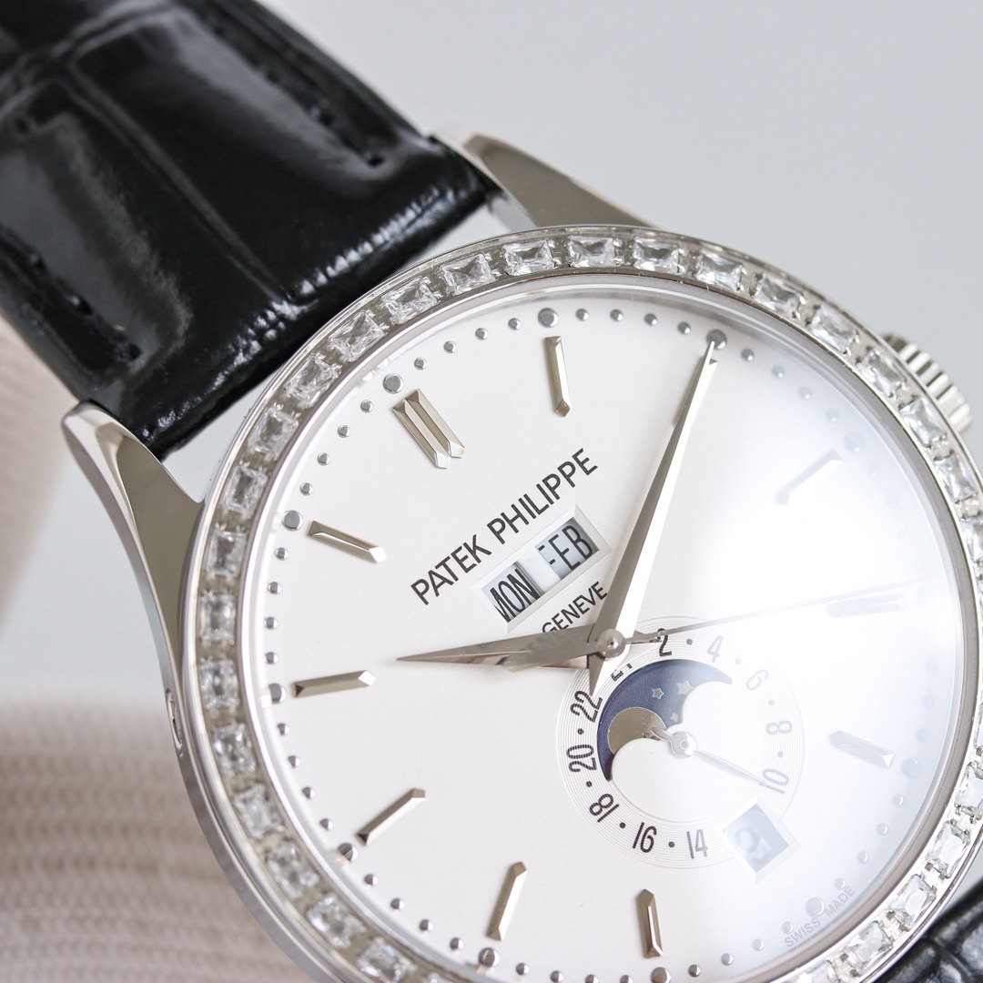 Patek Philippe Complex Function Timepiece Swarovski Baguette Diamond Edition