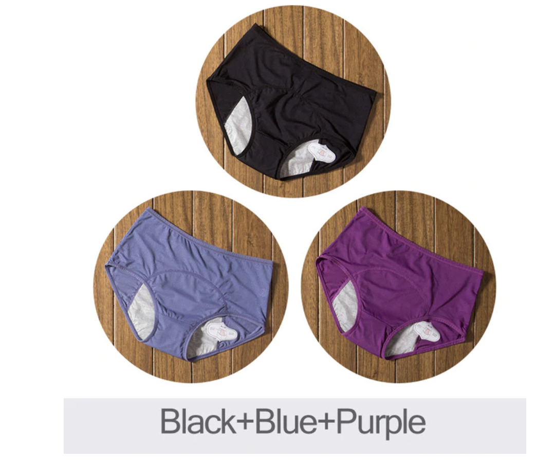 (🔥Summer Hot Sale-50% OFF)3Pcs/Set Menstrual Period Leak Proof Panties-Buy 2 Set Free Shipping