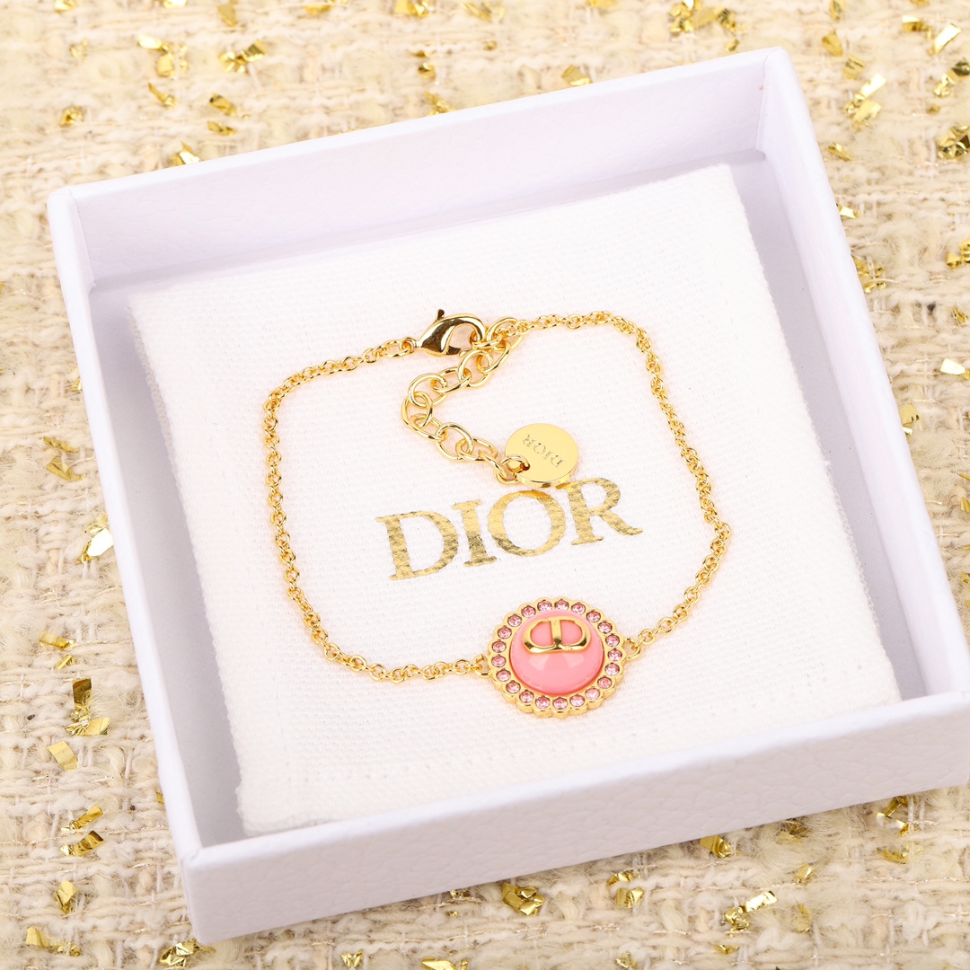 Dior CD pink bracelet