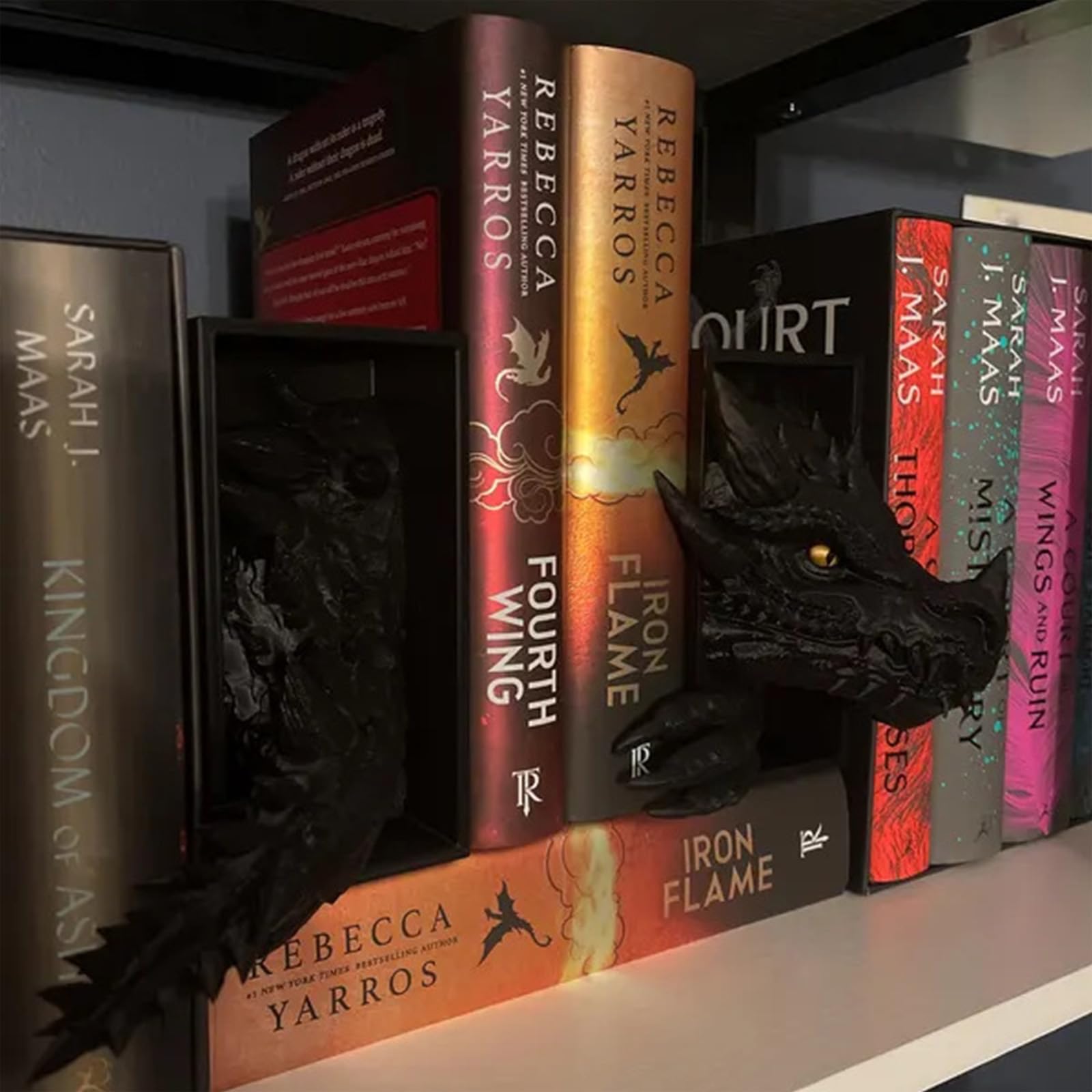 🔥 Dragon Bookends Ornaments – Fierce & Functional Resin Decor 🐉