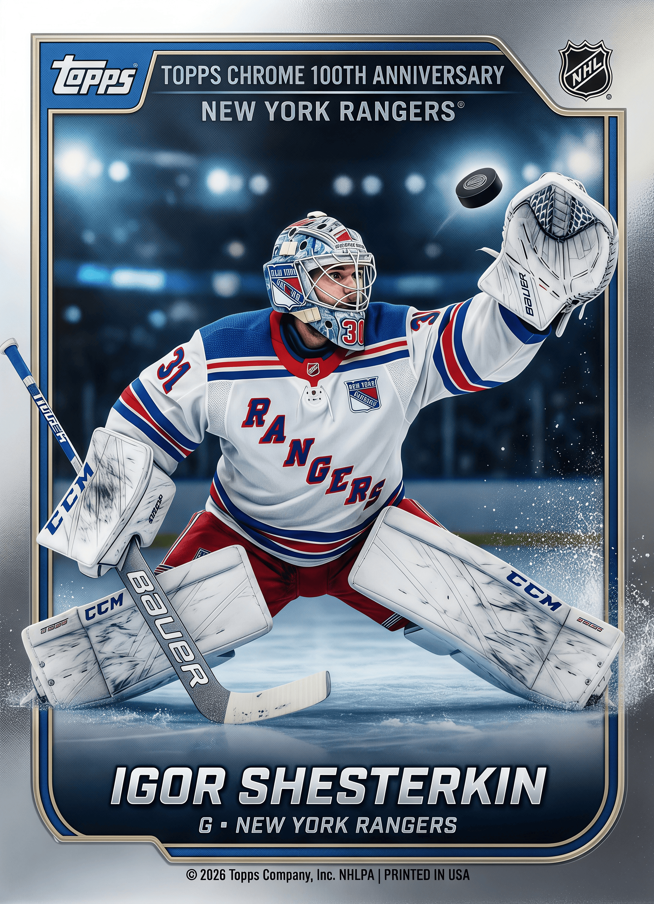 2026 New York Rangers 100th Anniversary Hobby Box