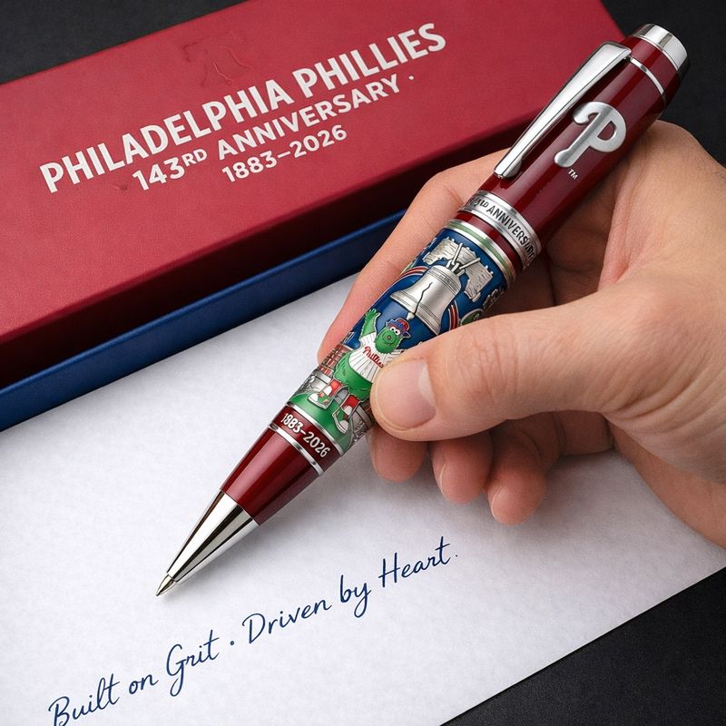Philadelphia Phillies 143rd Anniversary Commemorative Pen