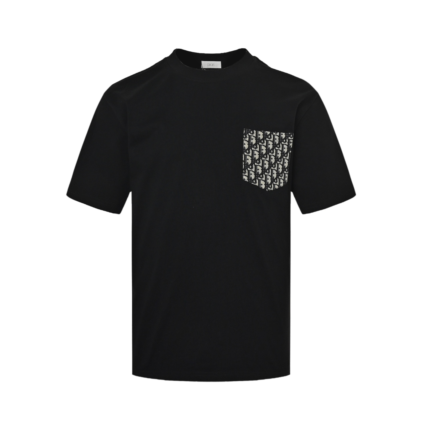 Dior 25ss monogram jacquard pocket short sleeve