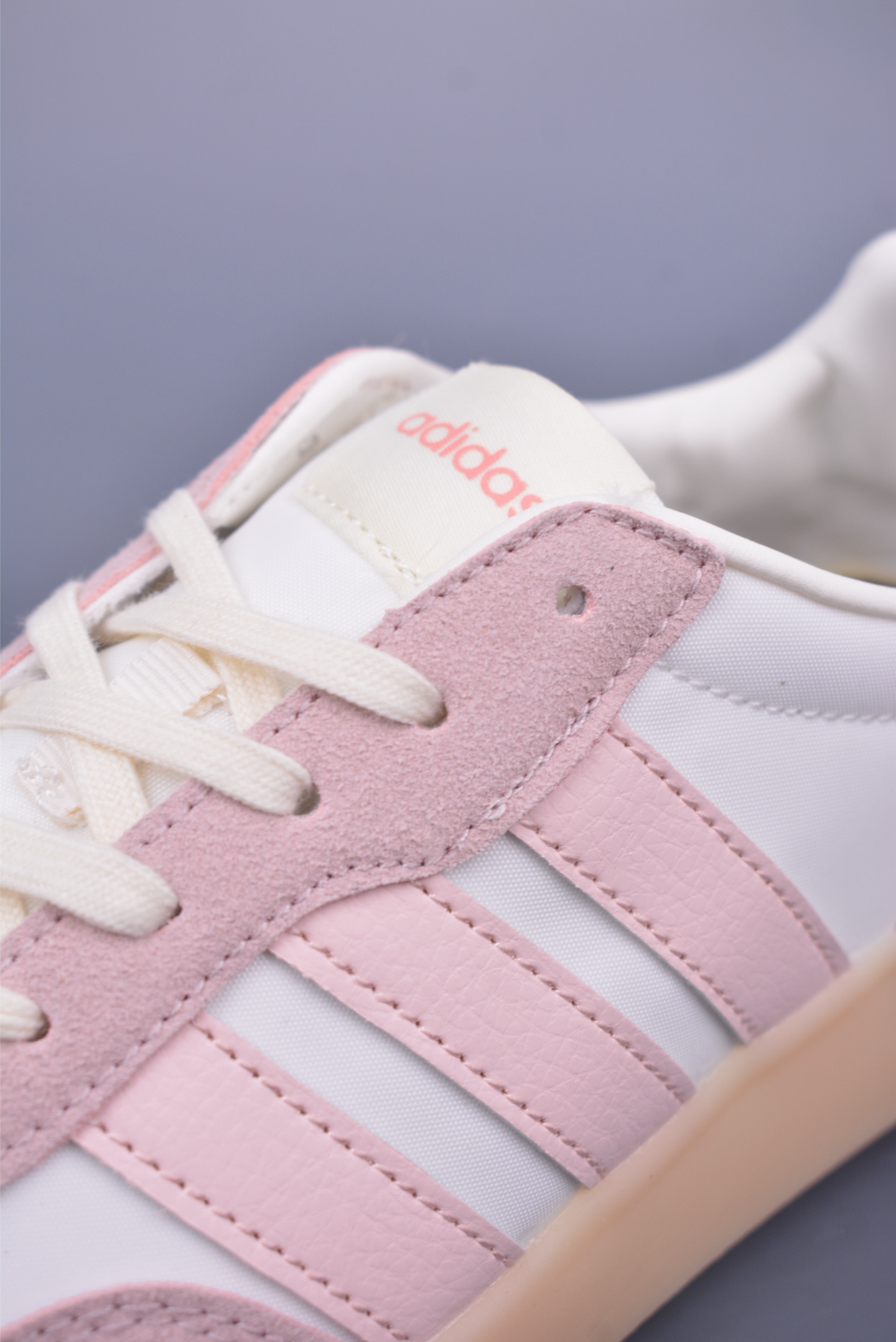 Adidas Barreda Decode Light Pink and White Rubber Sole JI2332