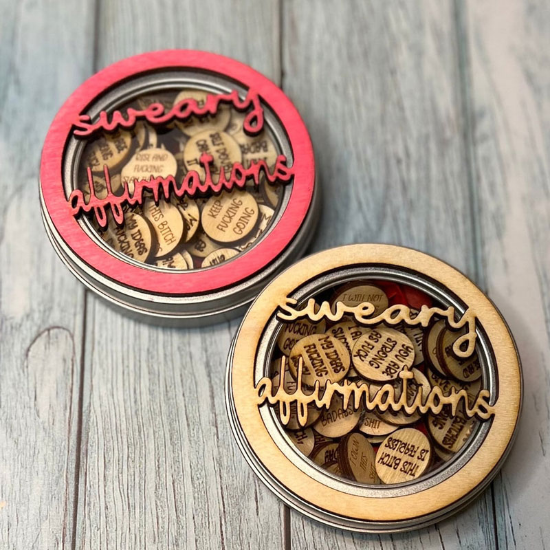 Sassy Swear Word Affirmation Tokens