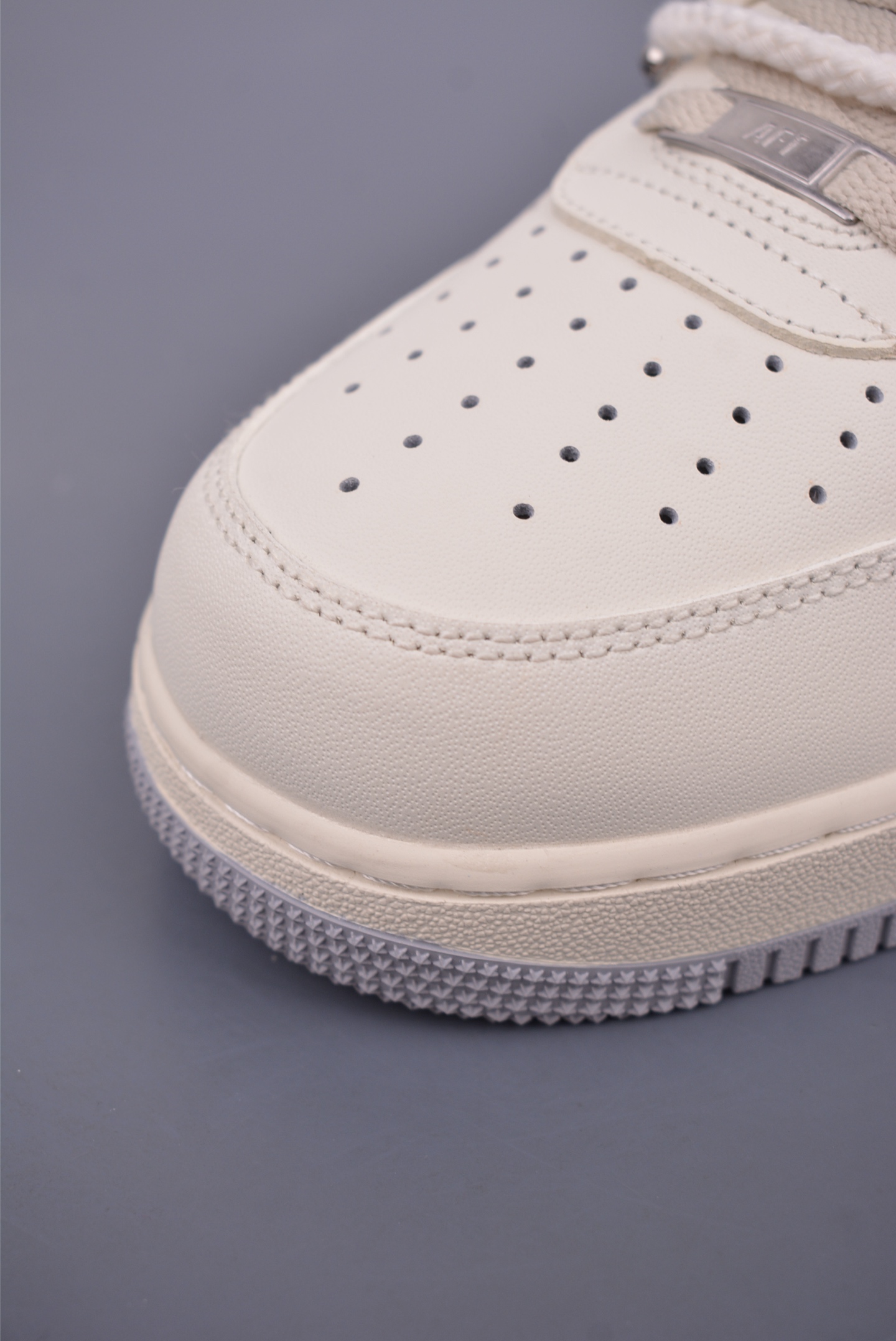 LV x Nike Air Force 1 07 Low Sneakers Thick Rope Straps Beige Capybara LV0506-220