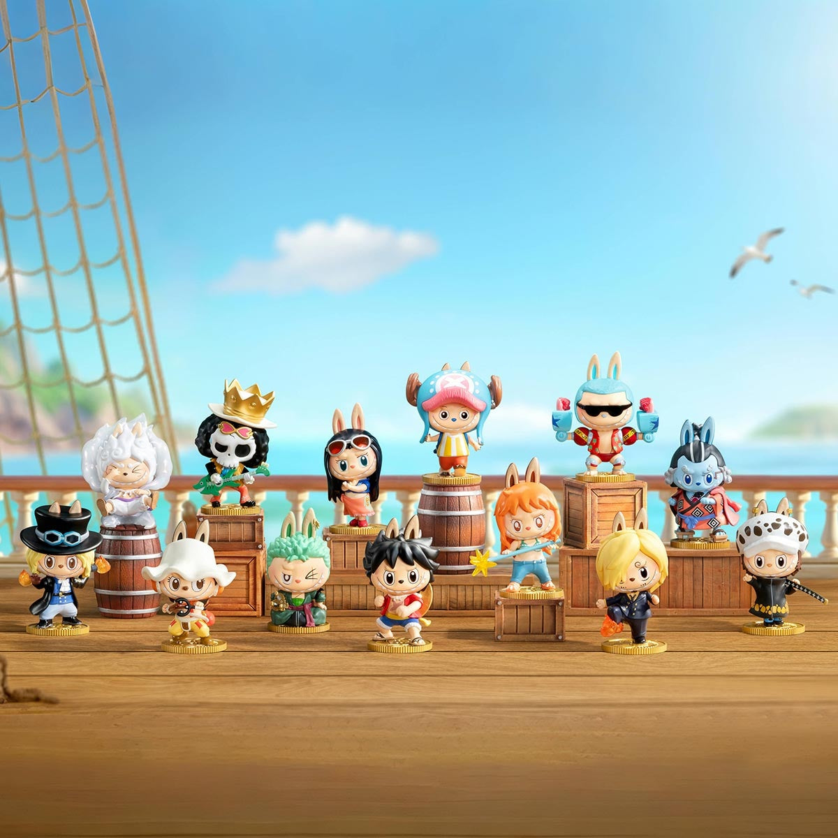 POP MART THE MONSTERS × One Piece Series Figures