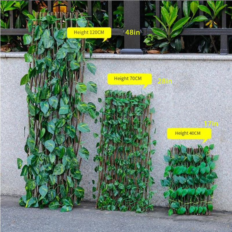 Stretchable Privacy Artificial Garden Plant Fence