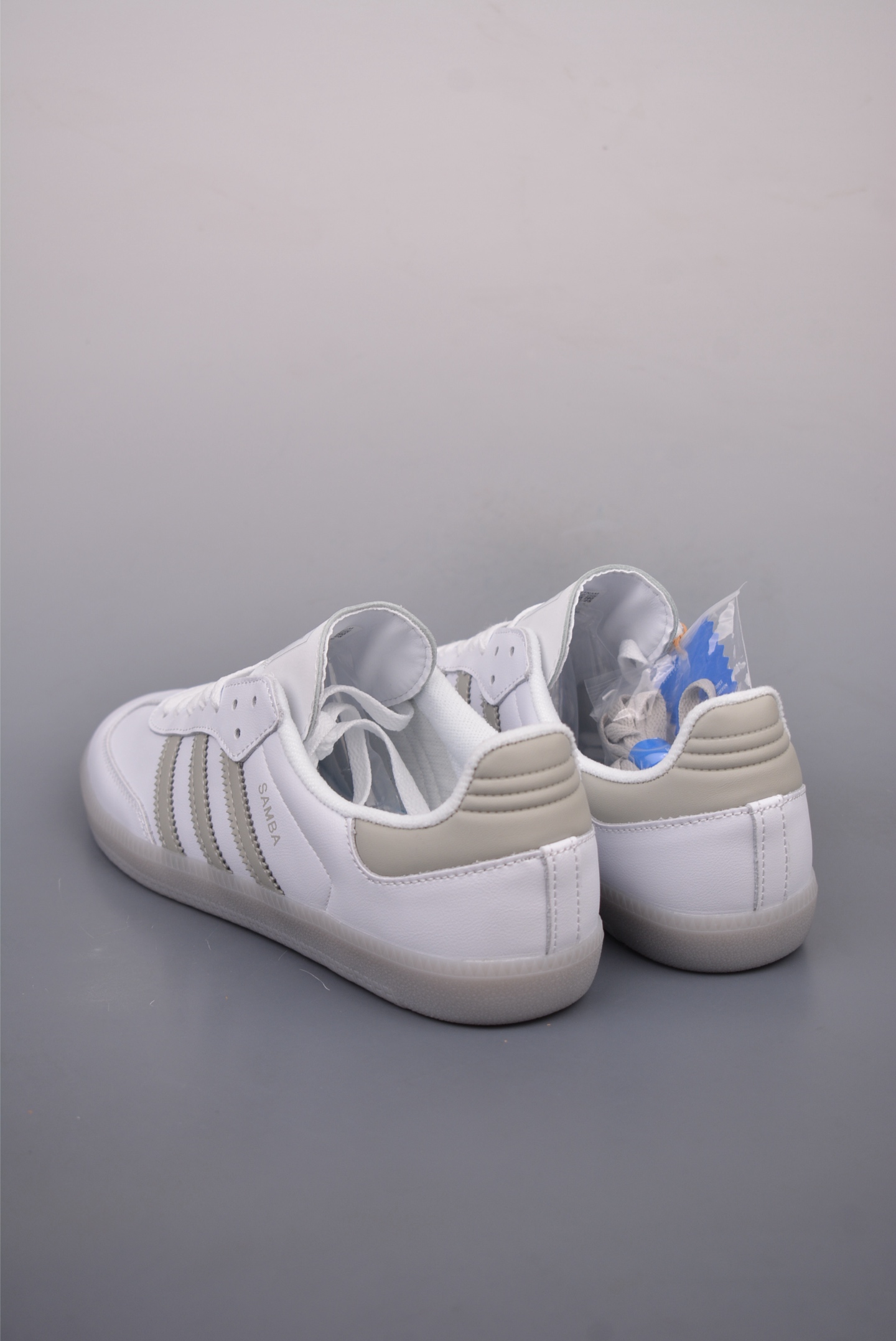 Adidas Originals Samba OG Leather White Grey JI3206