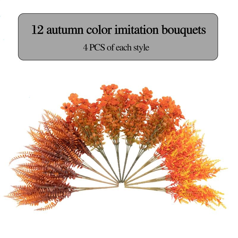 🔥HOT SALE🔥Realistic Fall Fake Flowers UV Resistant Outdoor Indoor Decor