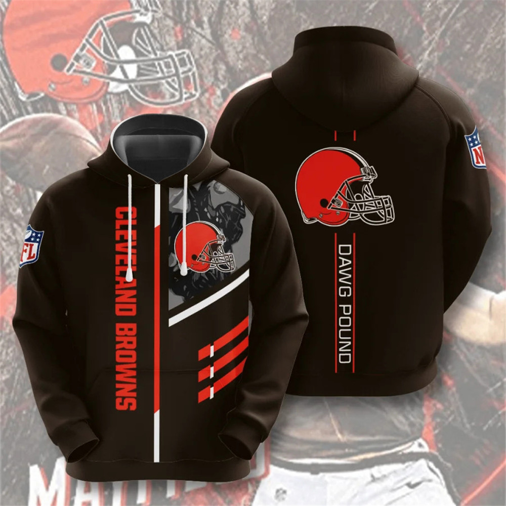 CLEVELAND BROWNS 3D HOODIE CCBB007