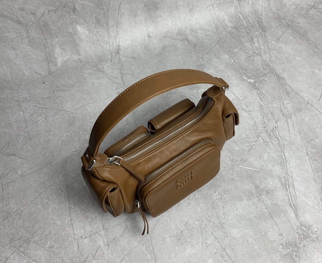 Miu Miu Multi-Pocket Biker Bag