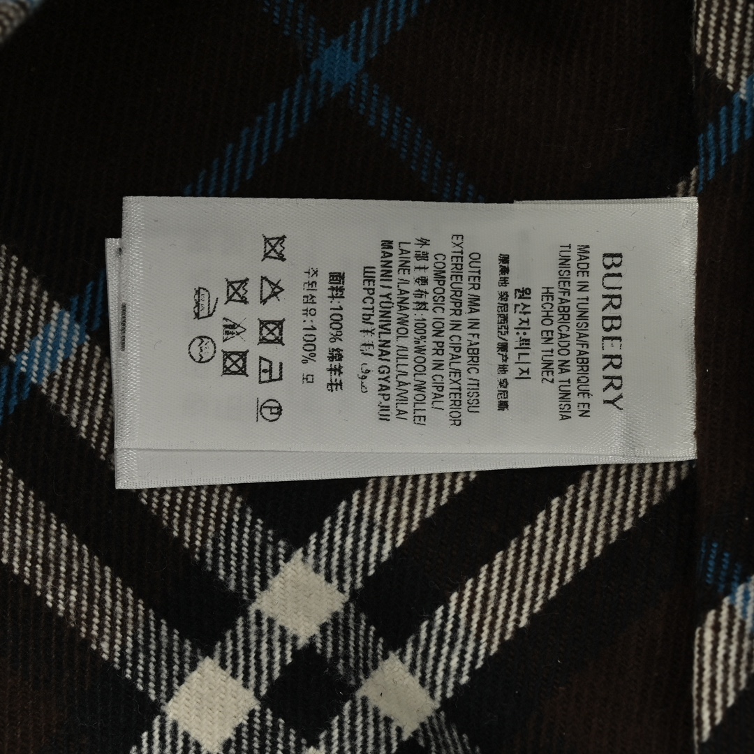 Burberry 24Fw Check Flannel Shirt Jacket