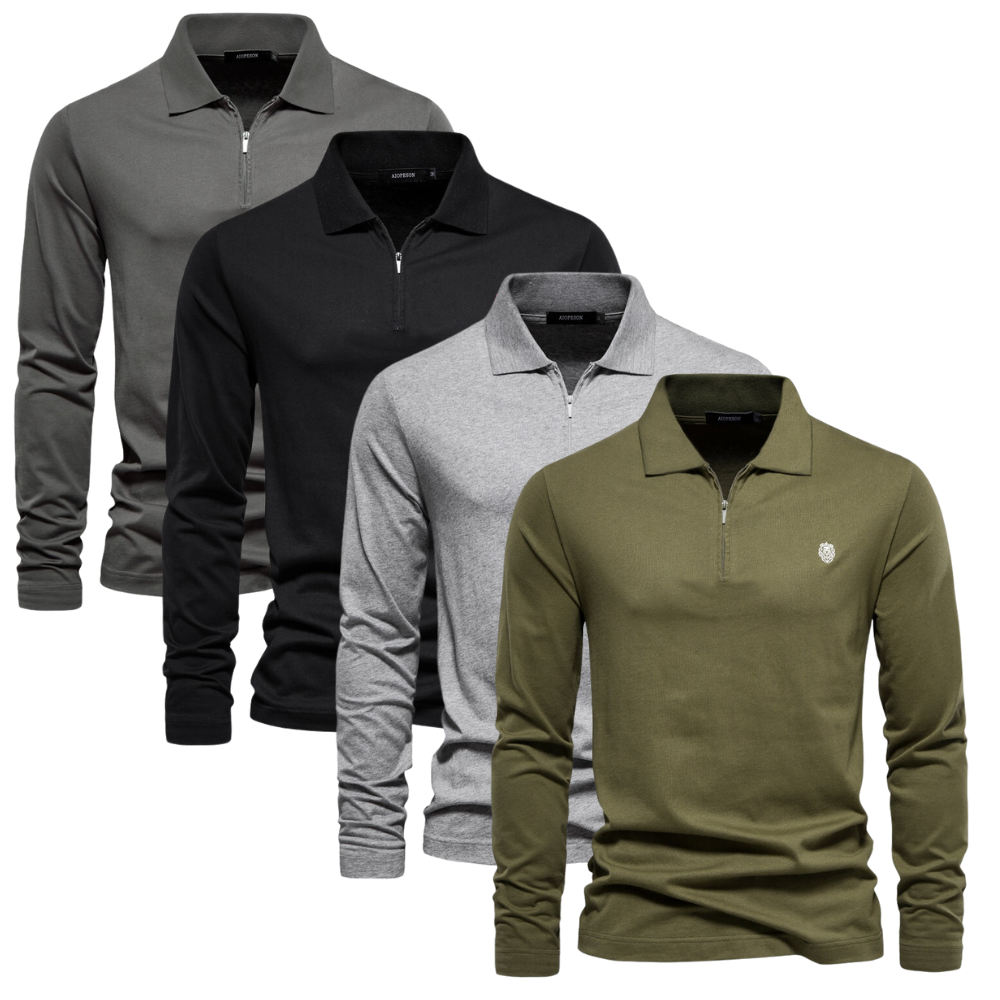 Men's Long Sleeve Polo