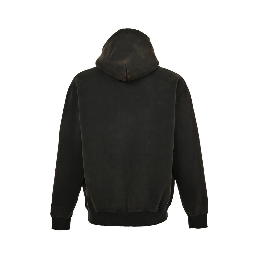 Balenciaga 24Fw Crown Rhinestone Plush Hoodie