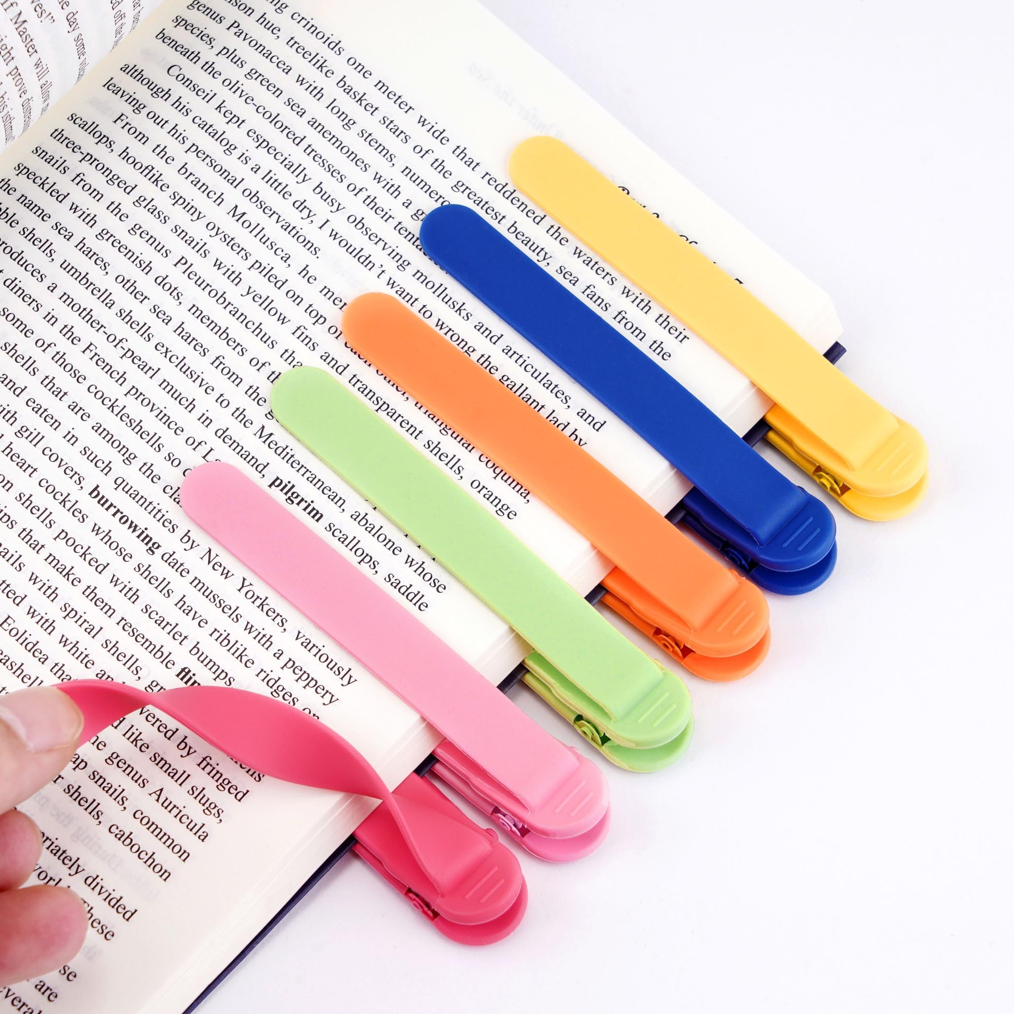 🎄CHRISTMAS ON SALE🔥Cute Unique Silicone Automatic Book Markers
