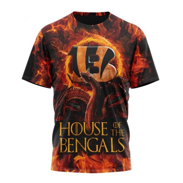 CINCINNATI BENGALS GAME OF THRONES – HOUSE OF THE BENGALS 3D HOODIE