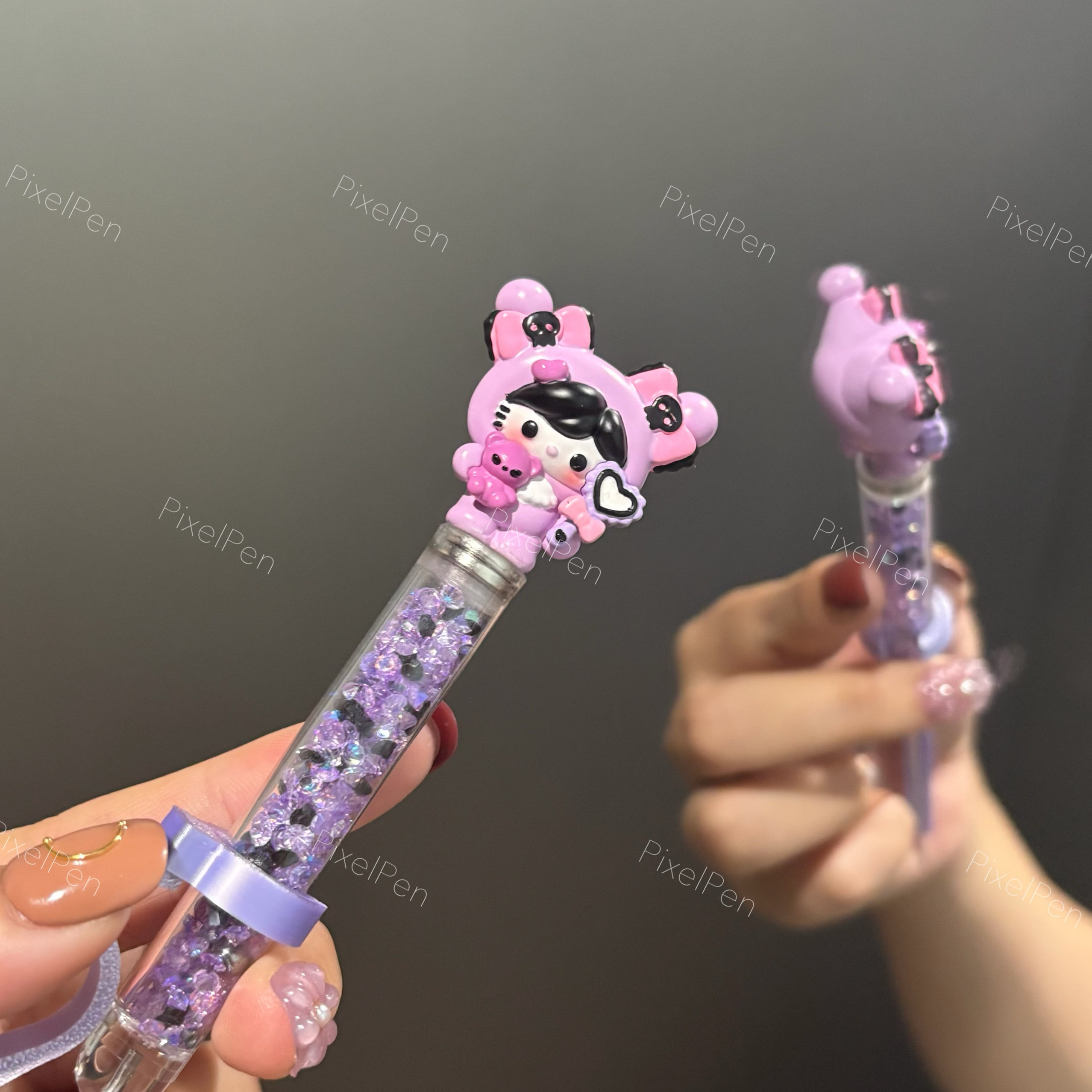 【5mm】PixelPen Magnetic Grip Piecing Bean Pen Tool for big beans | Kuromi
