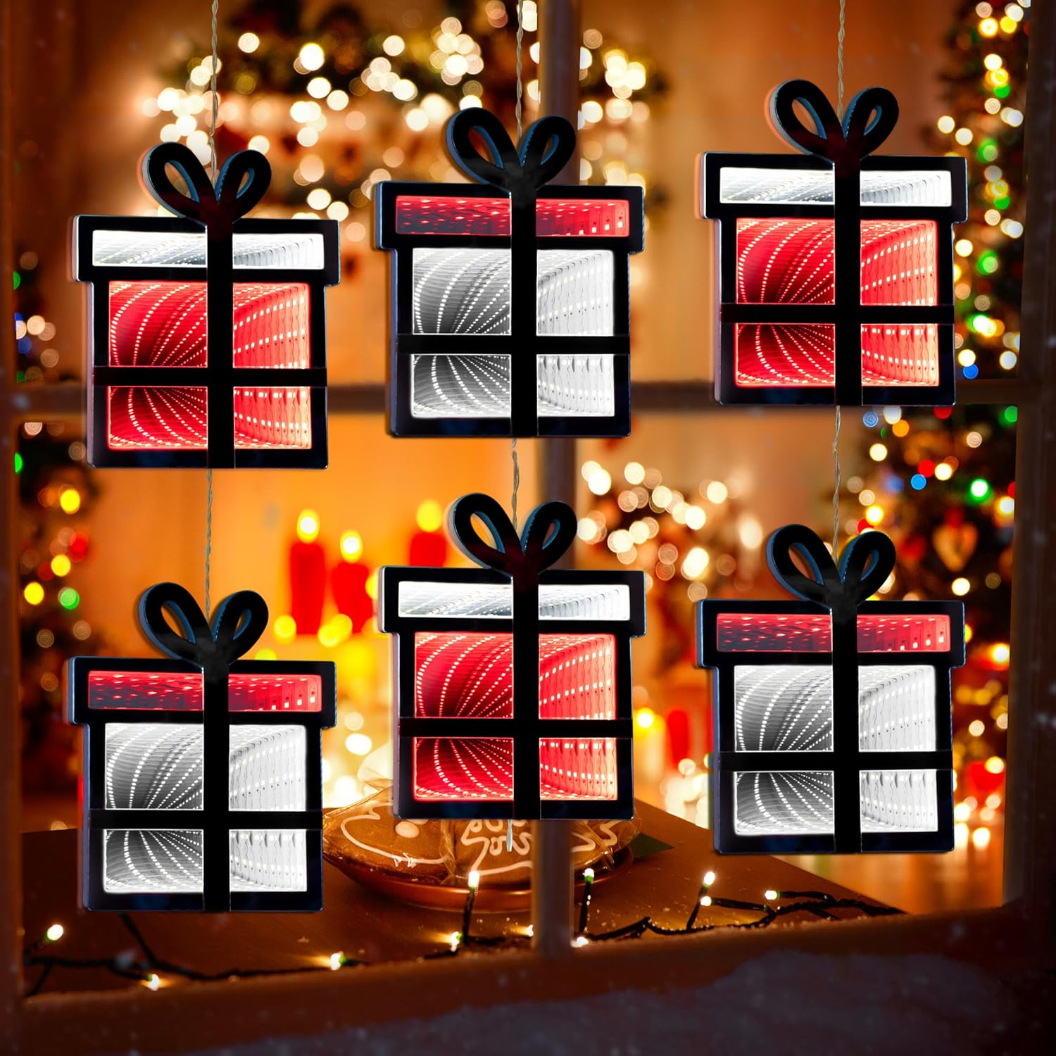 🔥2025 Christmas New Arrival🔥- Christmas 3D Infinity Mirror Light Tunnel Light