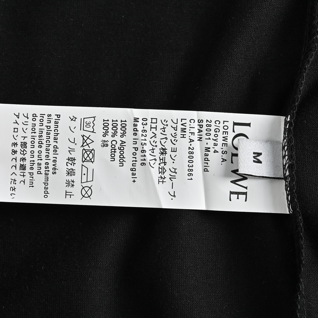 Loewe classic embroidered logo short sleeve