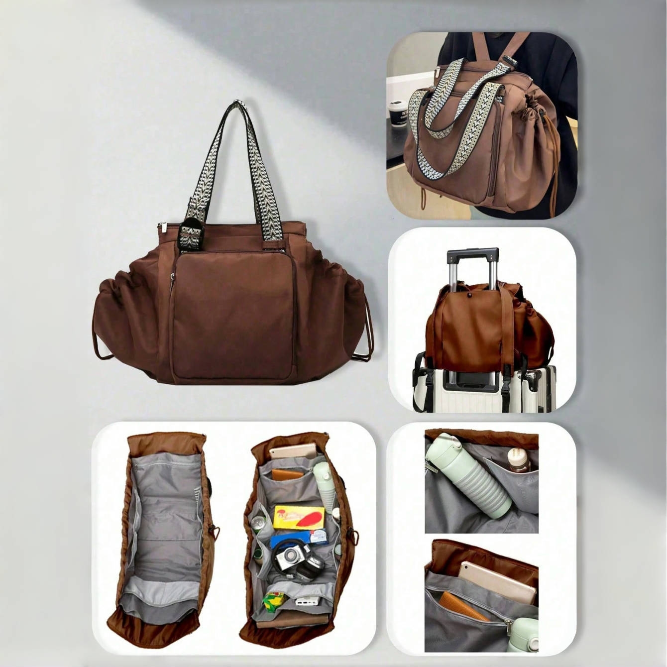 🔥ON SALE - 45% OFF🔥Large Capacity Portable Travel Diaper Bag