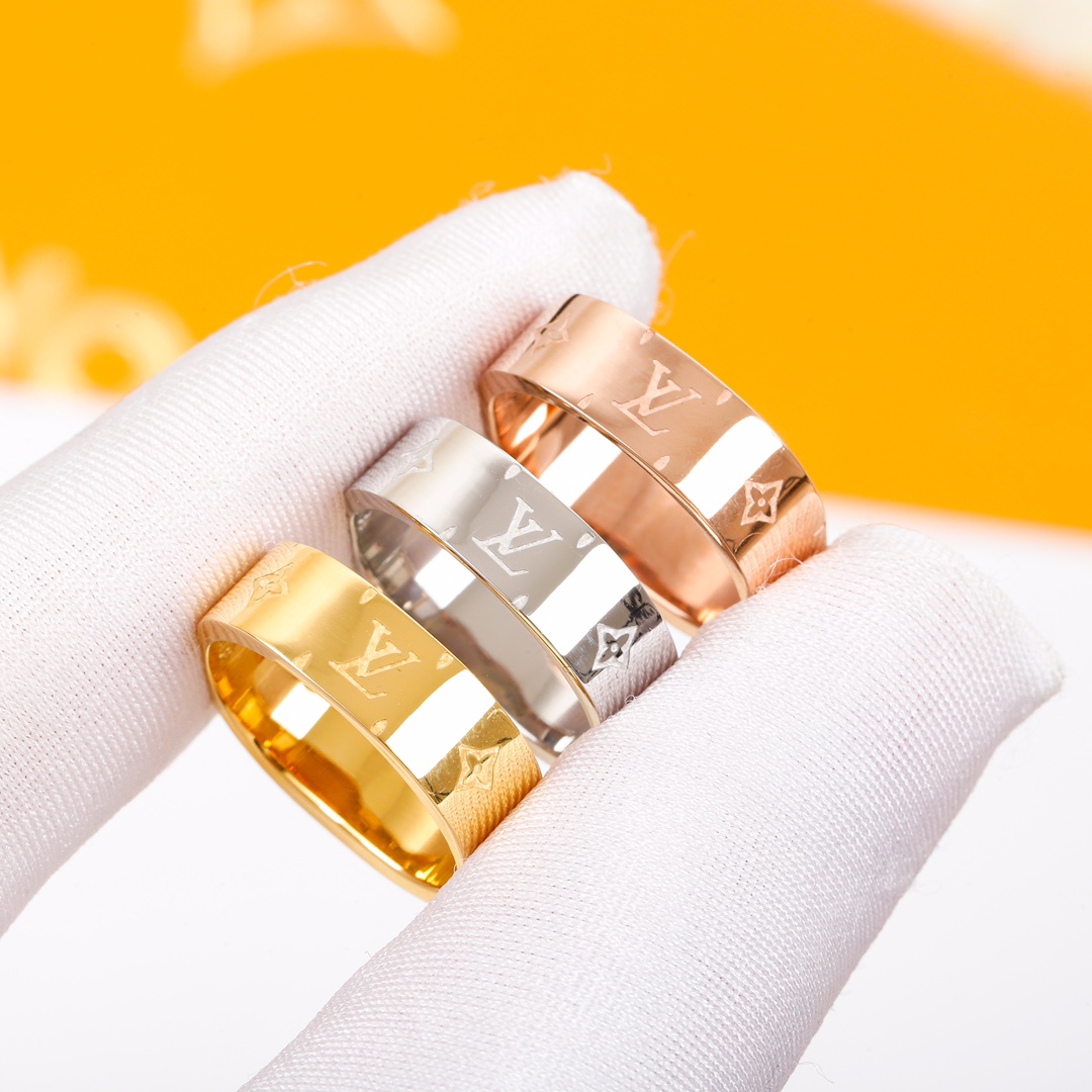 Louis Vuitton Square Couple Ring