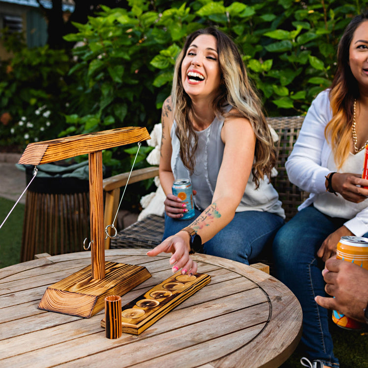 🔥Last Day Promotion - 50% OFF🔥 Wooden Ring Toss With Shot Ladder Bundle Game --Buy 2 Get 10% OFF Free Shipping