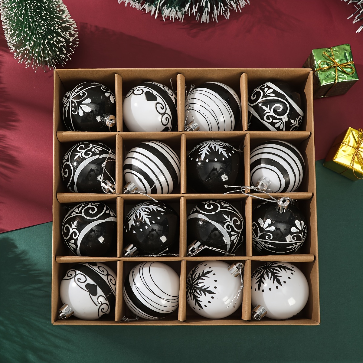 🎄🎅2024 NEW - 16 PCS Christmas Balls Ornaments🔥Buy 2 Get 10% Off & Free Shipping
