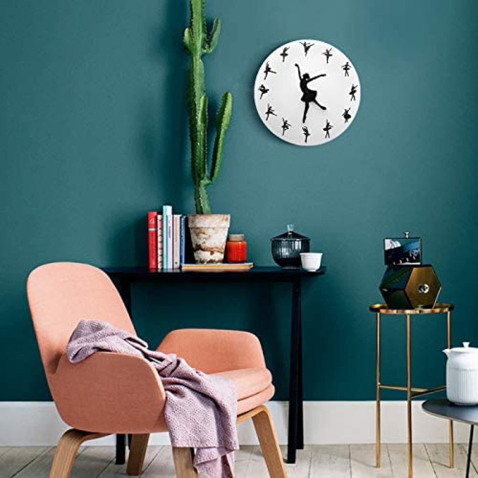 Charming Ballerina Wall Clock