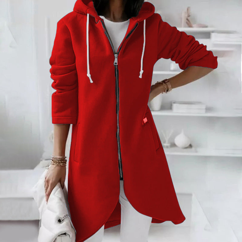 Autumn and Winter Street Sweater with New Style Zipper