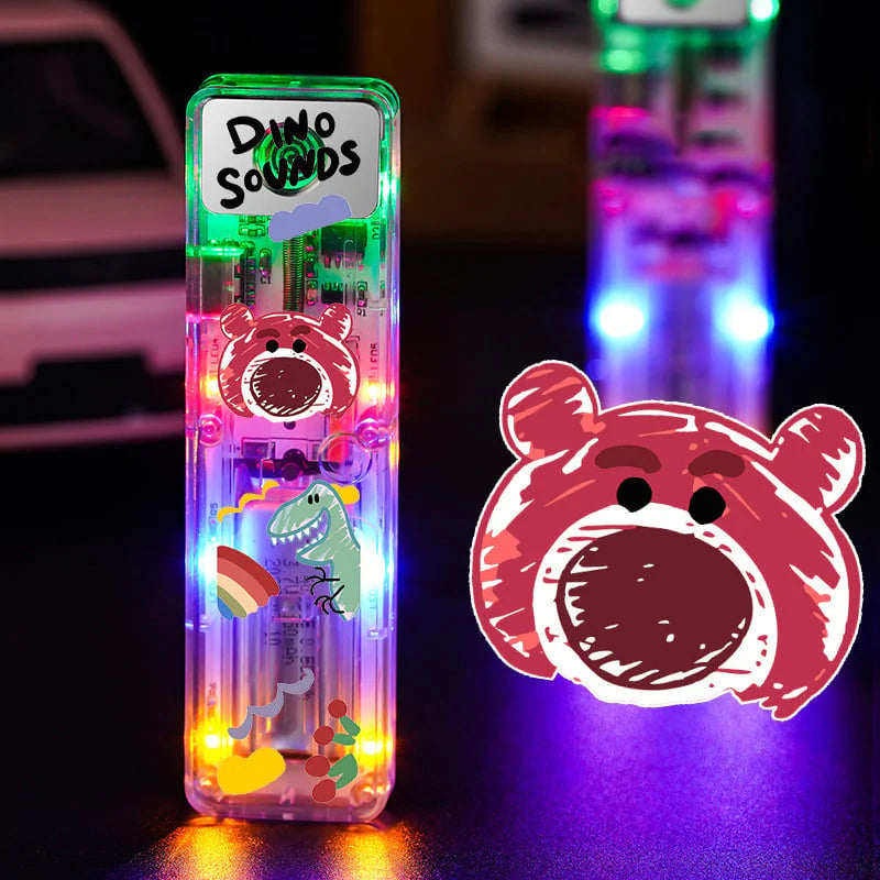 Cute cartoon pattern lighter rechargeable, electric lighter with LED light