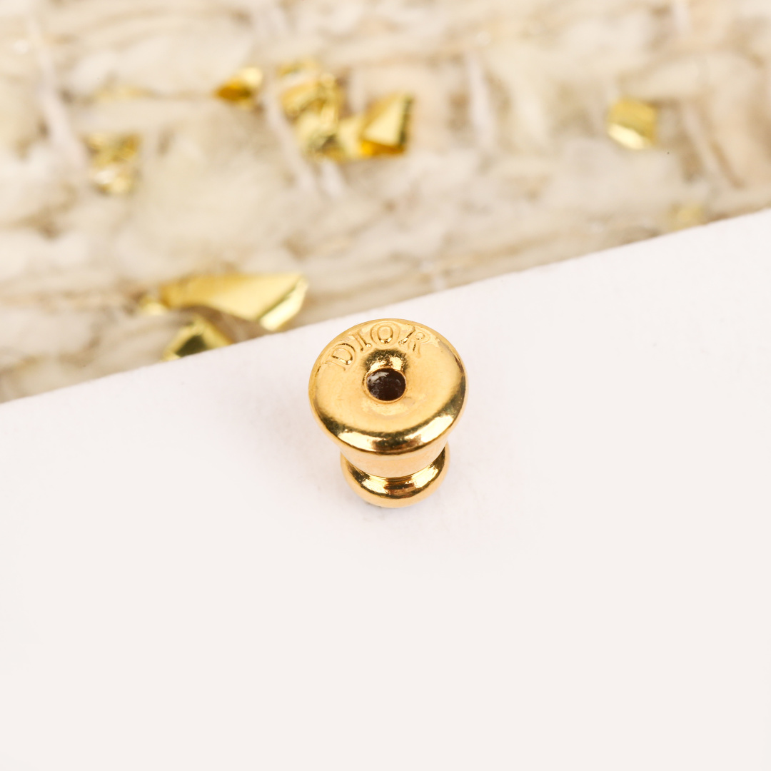 Dior Bee Pearl Hoop Earrings