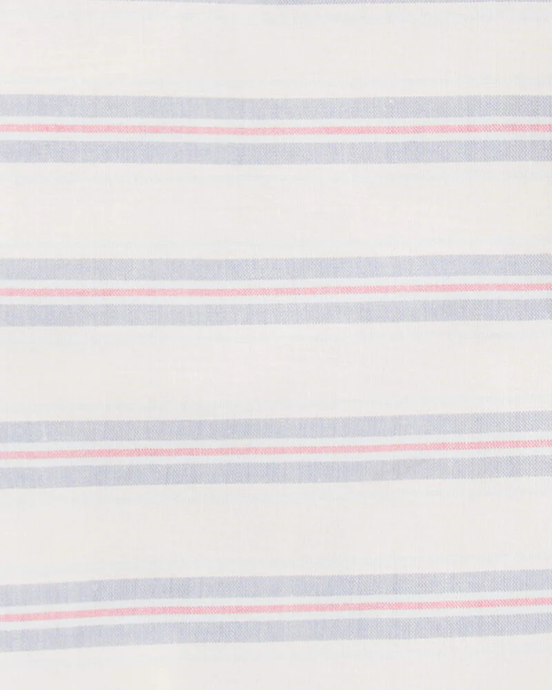 Oshkosh Striped Button-Front Bodysuit