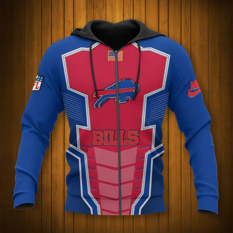 BUFFALO BILLS 3D HOODIE TTB4302