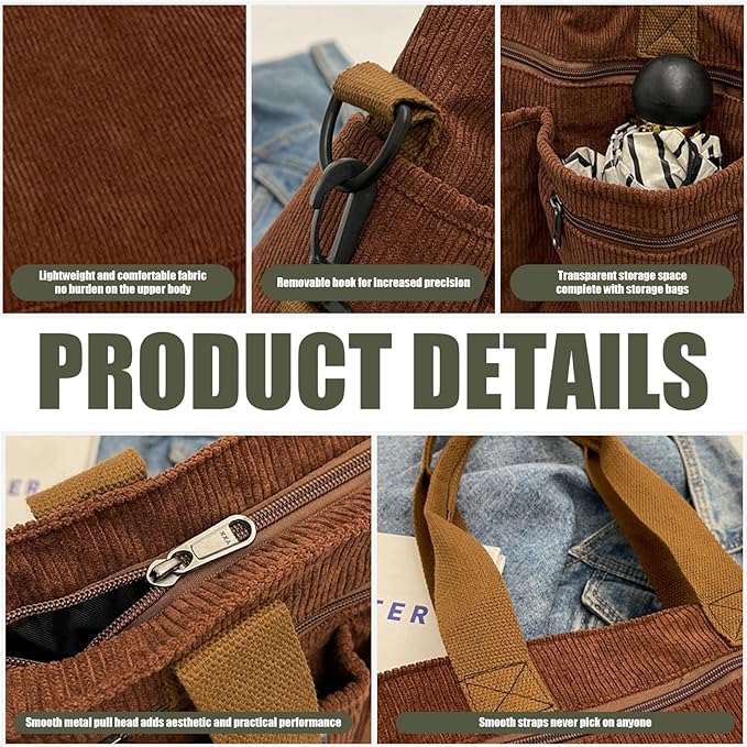 👜👜Versatile corduroy large capacity handbag🔥 (Flash Sale - 50% Off)