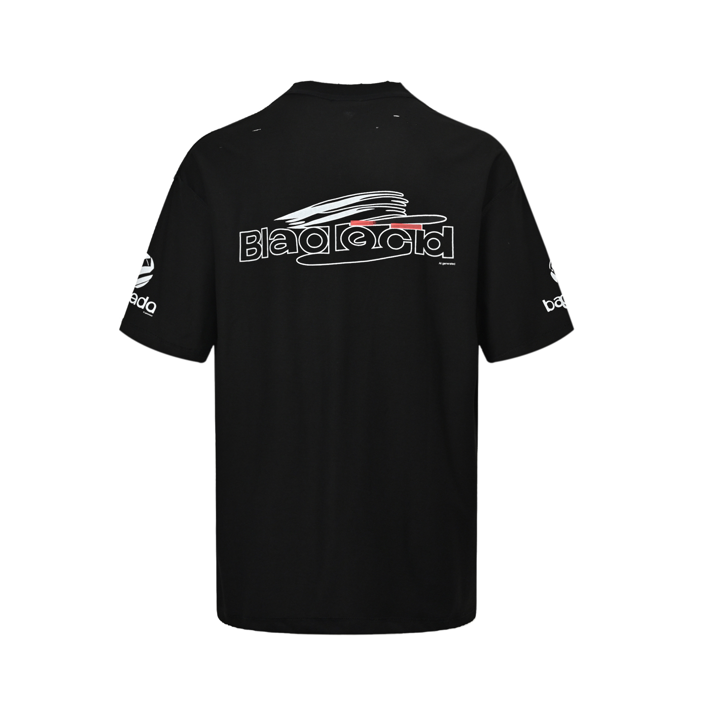 Balenciaga AI printed short sleeves