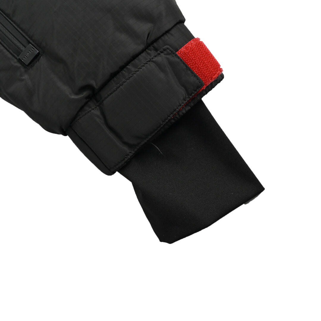 Moncler colorful letter chest hooded ski series down jacket