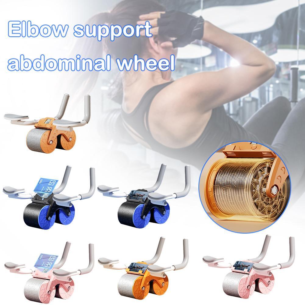 Hot Sale🔥Auto-rebound Ab Wheel with Elbow Support