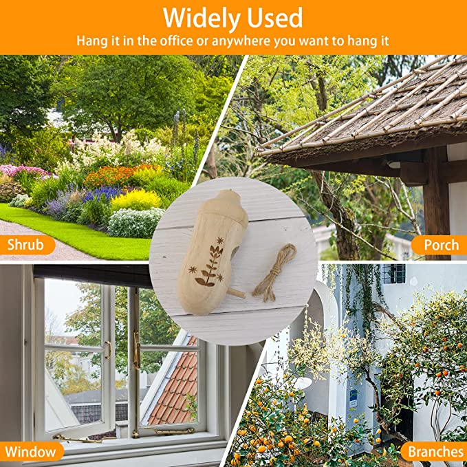 🔥Last Day Promotion-[SAVE 50% OFF]--Handmade Wooden Hummingbird House-Gift for Nature Lovers