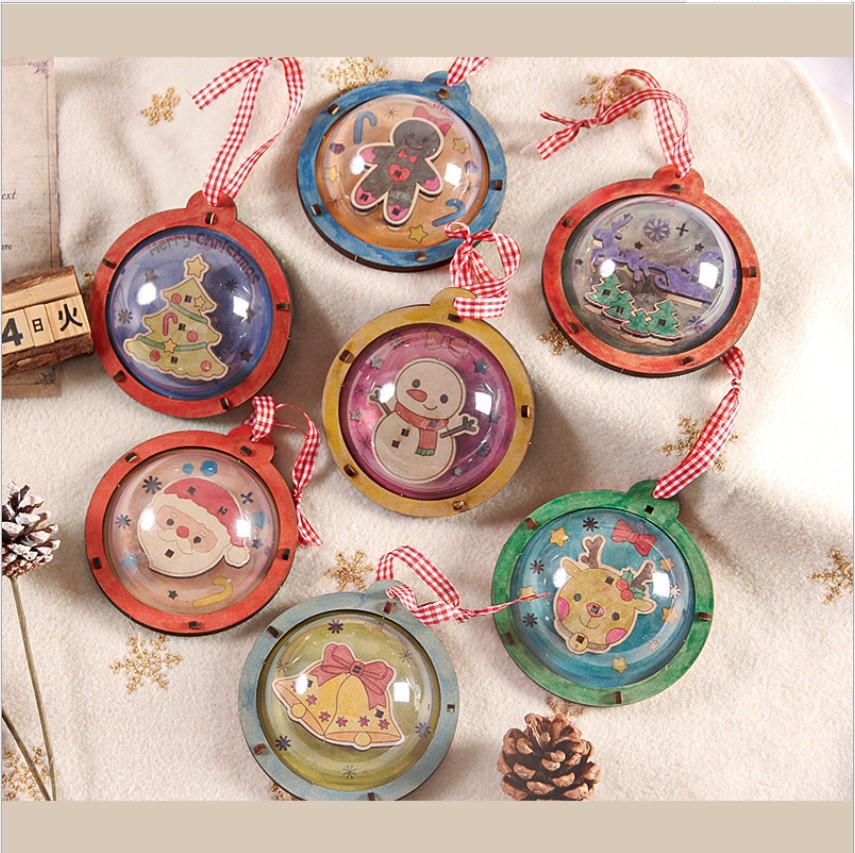 🎅EARLY CHRISTMAS SALE - 50% OFF🎄😍Wooden DIY Christmas Ornaments🎄-⏰BUY 6 GET 20% OFF & FREE SHIPPING