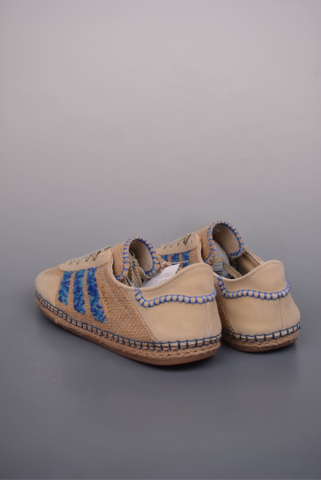 CLOT x Adidas GazelleLinen Khaki Light Blue IH364