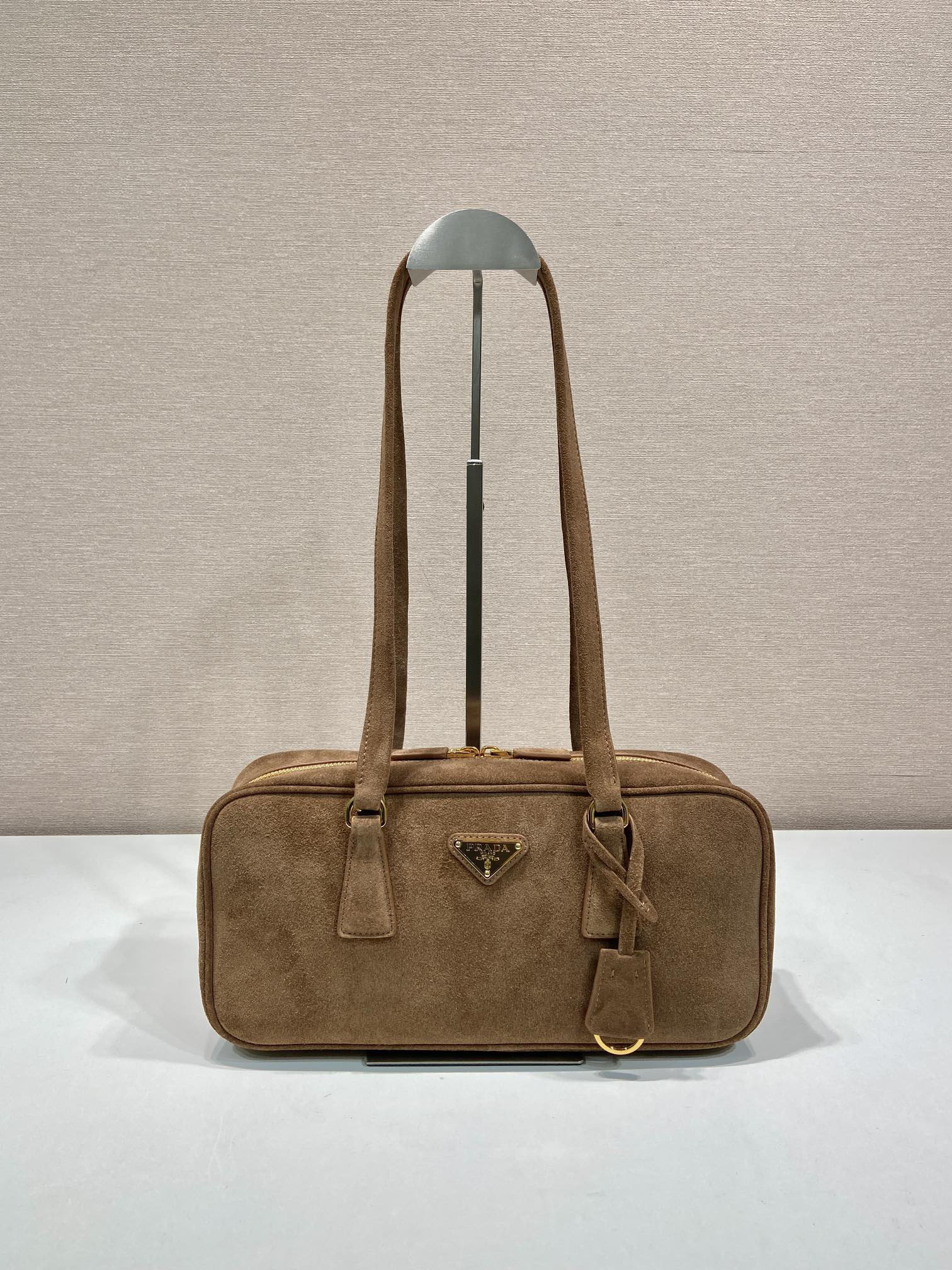 Prada suede used bag 1BB116