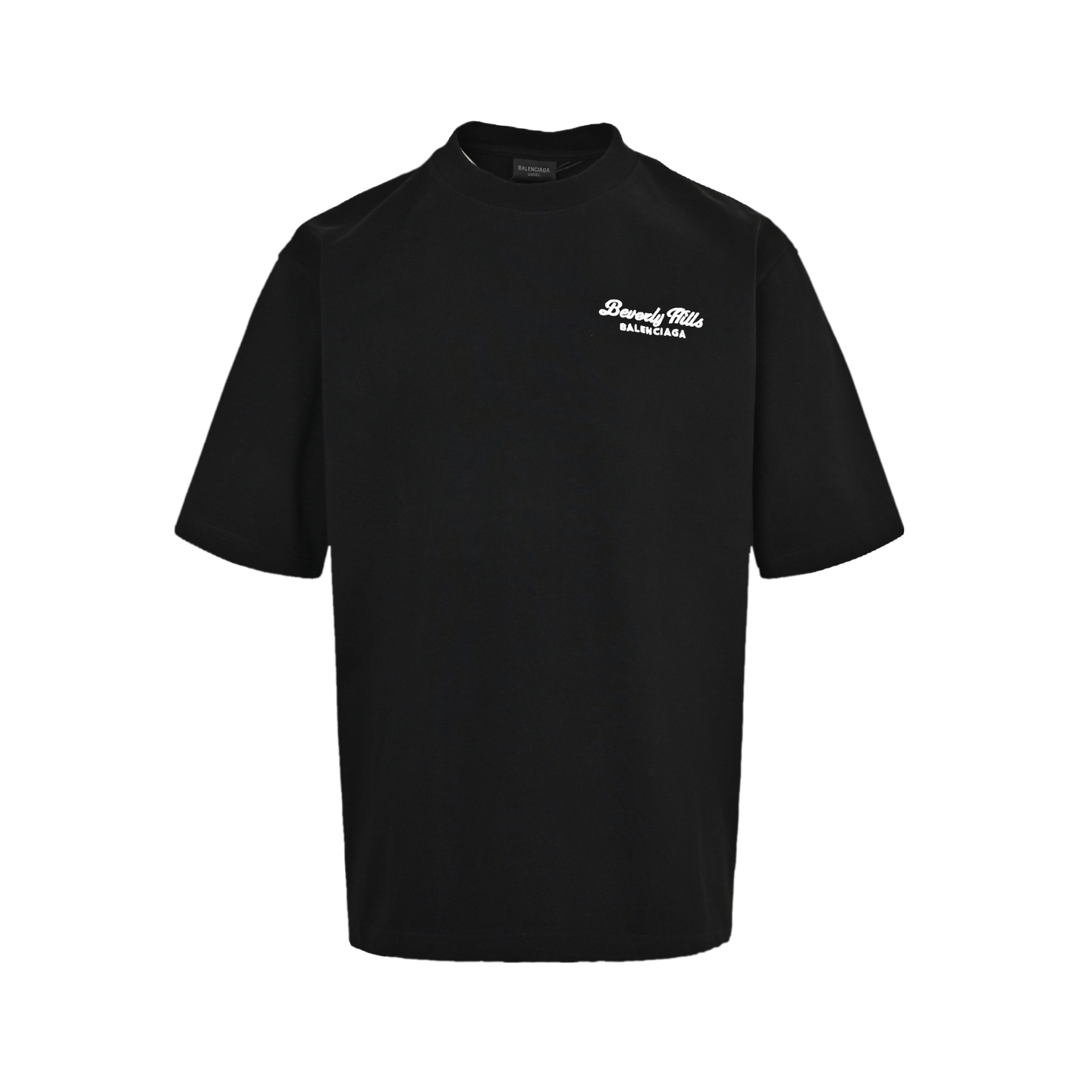 Balenciaga 25ss Beverly Hills lettering embroidered short sleeve