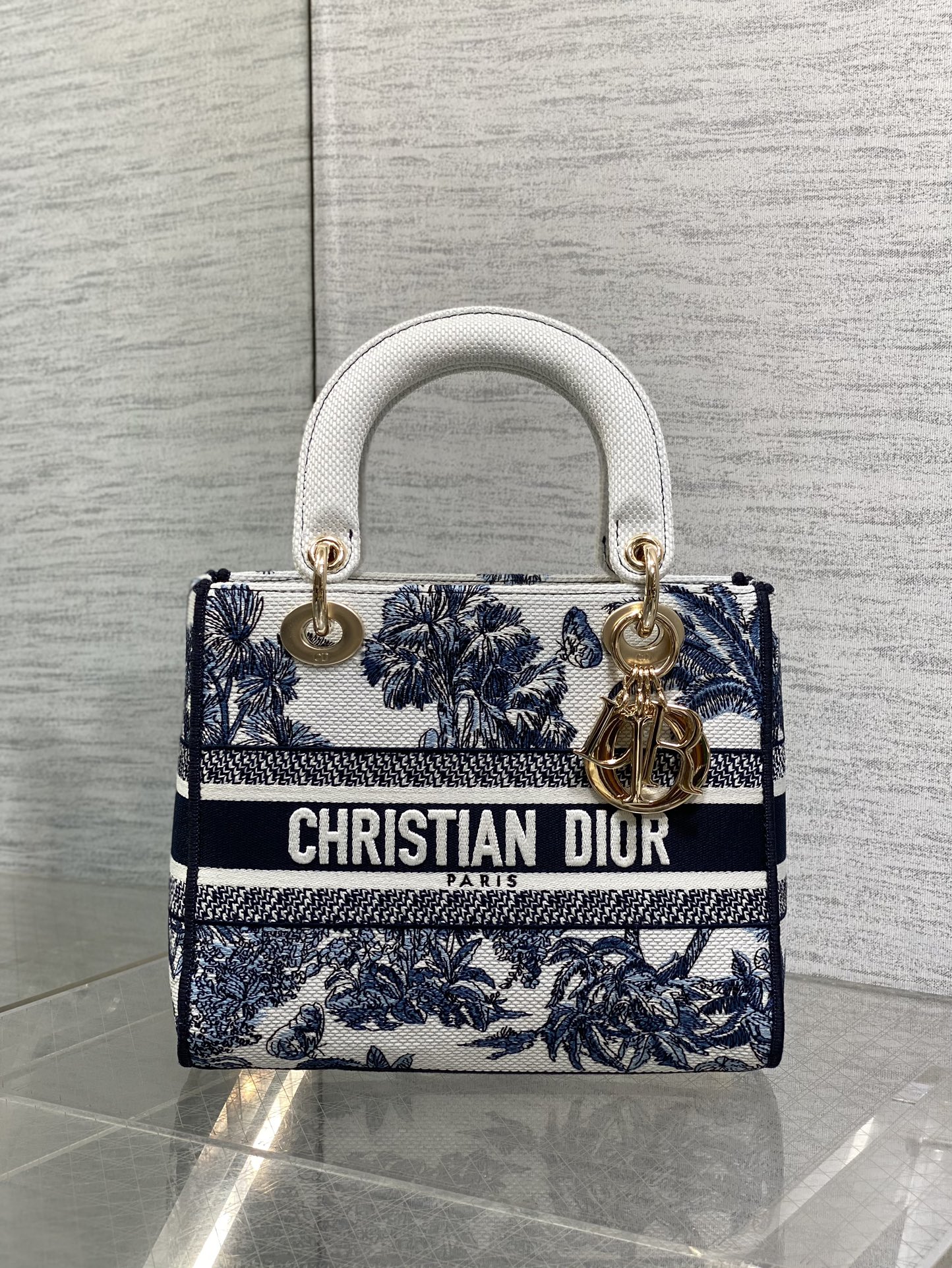 Dior Lady Summer Collection Embroidered Lady Bag