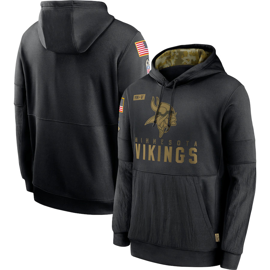 MINNESOTA VIKINGS HEAVYWEIGHT HOODIE VETERAN02