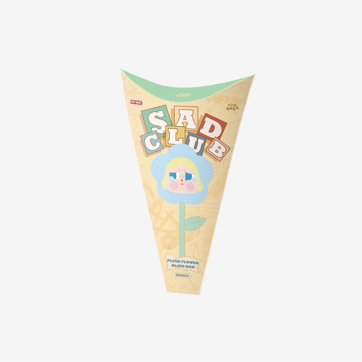 POP MART CRYBABY Sad Club Series - Plush Flower [1 Blind Box]