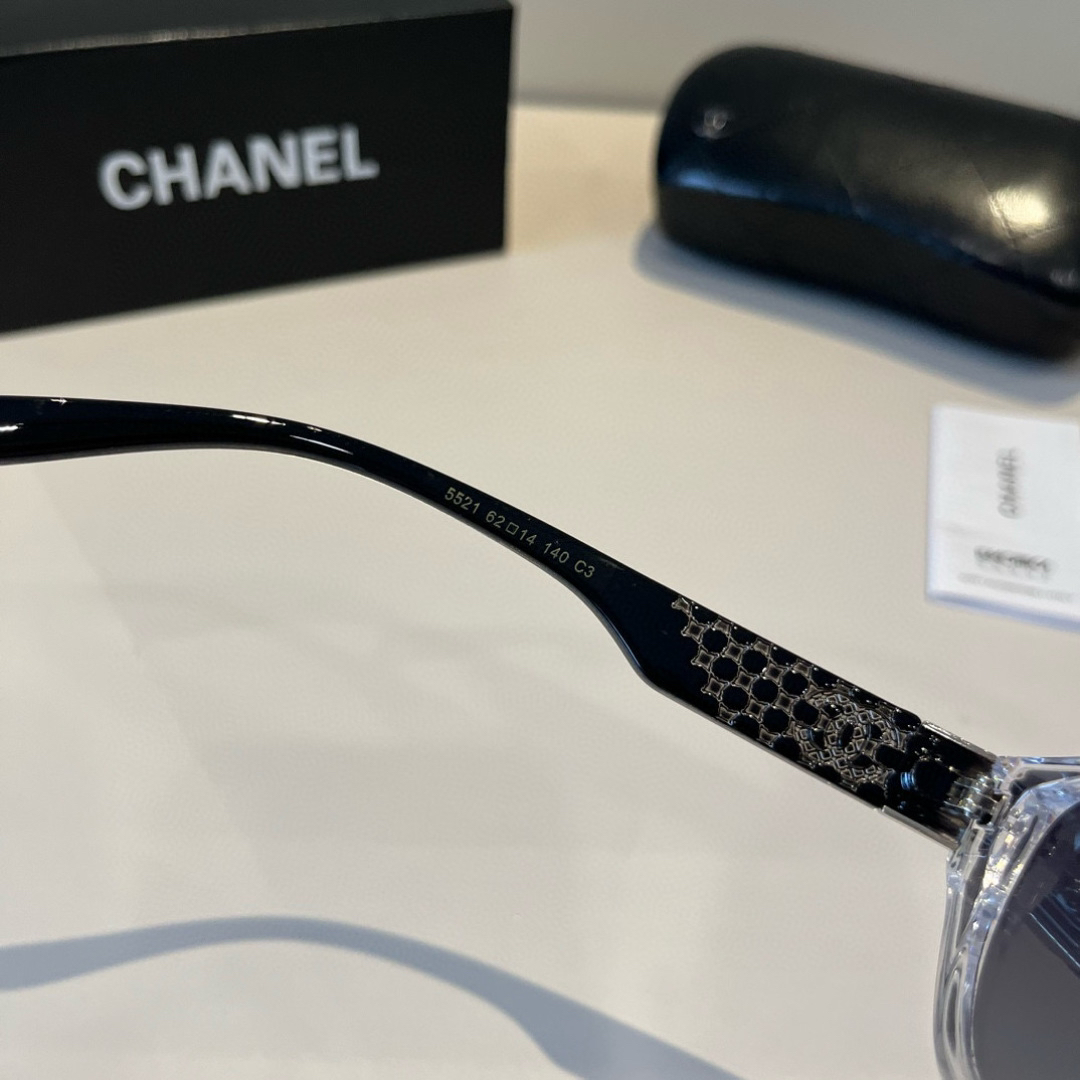 Chanel round frame sunglasses
