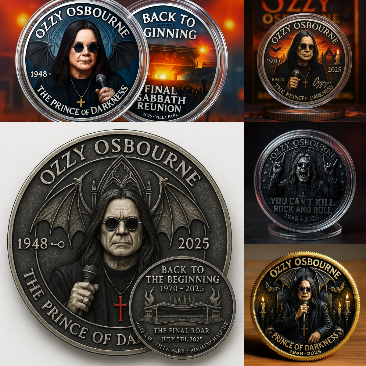 🔥Ozzy Osbourne Farewell Coin