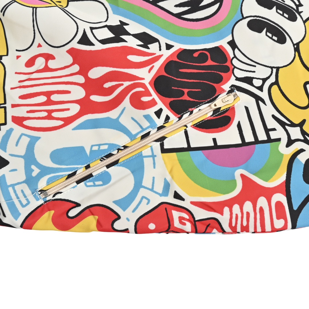 Gucci 24Fw Heart Cherry Fun Graffiti Reversible Jacket